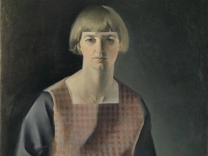 1890-Leon Aurdal - Ritratto di una giovane donna, 1925